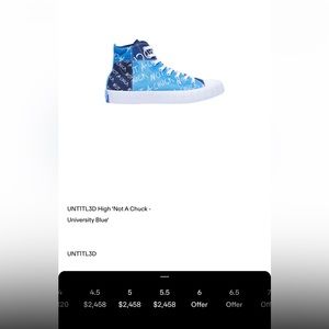 Blue converse